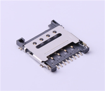 SIM卡連接器 > 翻蓋式 MicroSIM卡 卡座 8PIN>KH-SIM1616-8PIN